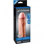 <strong>Телесная насадка Perfect 1 Extension - 17 см.</strong> <br />
Реалистичная насадка с выделяющимися венами, складками, ярко выраженной головкой. <div class="charTableblock"><div><span>Материал</span>: TPE / TPR</div><div><span>Диаметр, см</span>: 4.40</div><div><span>Диаметр, см</span>: 4</div><div><span>Производитель</span>: PipeDream, США</div></div> Телесная насадка Perfect 1 Extension - 17 см.
Реалистичная насадка с выделяющимися венами, складками, ярко выраженной головкой.