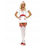 <strong>Костюм похотливой медсестры (Le Frivole) , M/L</strong> <br />
Хотите стать похотливой медсестрой, соблазняющей своего «пациента»? После «процедур» такой красотки ваш мужчина быстро пойдет на поправку!
Игровой костюм медсестры выполнен в виде белого короткого платья и красными подтяжками для чулок, красного лакового ремня и белого чепчика с традиционным красным крестом. <div class="charTableblock"> </div> Костюм похотливой медсестры (Le Frivole) , M/L
Хотите стать похотливой медсестрой, соблазняющей своего «пациента»? После «процедур» такой красотки ваш мужчина быстро пойдет на поправку!
Игровой костюм медсестры выполнен в виде белого короткого платья и красными подтяжками для чулок, красного лакового ремня и белого чепчика с традиционным красным крестом.