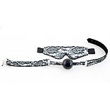 <strong>Серебристый кружевной набор: маска и кляп</strong> <br />
Набор: маска и кляп. <div class="charTableblock"><div><span>Цвет</span>: белый</div><div><span>Материал</span>: текстиль</div><div><span>Тип</span>: маска</div><div><span>Производитель</span>: ToyFa, Китай</div></div> Серебристый кружевной набор: маска и кляп
Набор: маска и кляп.