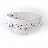 <strong>Ошейник кожаный белый с велюровой подкладкой 3115-3</strong> <br />
Изготовлен из натуральной кожи с велюровой подкладкой. <div class="charTableblock"><div><span>Материал</span>: кожа</div><div><span>Цвет</span>: белый</div></div> Ошейник кожаный белый с велюровой подкладкой 3115-3
Изготовлен из натуральной кожи с велюровой подкладкой.