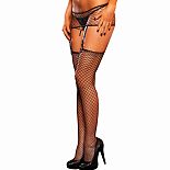 <strong>Чувственный комплект из сетки: юбка-пояс и чулки</strong> <br />
Сетчатый комплект, состоящий из мини-юбочки, едва прикрывающей попку, с подвязками и чулков в крупную сетку. <div class="charTableblock"><div><span>Размер</span>: S (42-44); M (44-46); L (46-48)</div><div><span>Цвет</span>: черный</div><div><span>Производитель</span>: Hustler Lingerie, США</div><div><span>В наличии</span>: S-M-L, черный</div></div> Чувственный комплект из сетки: юбка-пояс и чулки
Сетчатый комплект, состоящий из мини-юбочки, едва прикрывающей попку, с подвязками и чулков в крупную сетку.