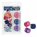 <strong>Набор из трех игральных костей Shanes World Sex Dice 101</strong> <br />
Набор из трех игральных костей (каждый из них выбирает соответственно действие, часть тела и место). <div class="charTableblock"> </div> Набор из трех игральных костей Shanes World Sex Dice 101
Набор из трех игральных костей (каждый из них выбирает соответственно действие, часть тела и место).