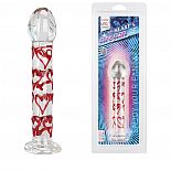 <strong>Стеклянный фаллоимитатор с сердцами Heart - 16.5 см.</strong> <br />
Оригинальный стимулятор, ствол которого украшен рельефными рисунками в виде сердец темно-красного цвета. <div class="charTableblock"><div><span>Длина, см</span>: 16.5</div><div><span>Диаметр, см</span>: 3.5</div><div><span>Материал</span>: стекло</div><div><span>Цвет</span>: красный/розовый; прозрачный</div><div><span>Особенности</span>: без мошонки</div><div><span>Длина, см</span>: 13-16</div><div><span>Диаметр, см</span>: 3</div><div><span>Производитель</span>: Erotic Fantasy, Швейцария</div></div> Стеклянный фаллоимитатор с сердцами Heart - 16.5 см.
Оригинальный стимулятор, ствол которого украшен рельефными рисунками в виде сердец темно-красного цвета.