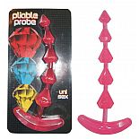 <strong>Розовый анальный стимулятор-ёлочка - 17,5 см.</strong> <br />
Анальный стимулятор выполнен в виде цепочки из кристаллов различного Размера. <div class="charTableblock"><div><span>Длина, см</span>: 17.5</div><div><span>Диаметр, см</span>: 2.5</div><div><span>Материал</span>: ПВХ (PVC)</div><div><span>Цвет</span>: красный/розовый</div><div><span>Особенности</span>: цепочки, бусы</div><div><span>Длина, см</span>: 17-20</div><div><span>Диаметр, см</span>: 2</div></div> Розовый анальный стимулятор-ёлочка - 17,5 см.
Анальный стимулятор выполнен в виде цепочки из кристаллов различного Размера.