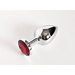 <strong>Малая серебристая анальная втулка с красным кристаллом - 7 см.</strong> <br />
Малая серебристая анальная втулка с красным кристаллом. <div class="charTableblock"><div><span>Длина, см</span>: 6.00</div><div><span>Диаметр, см</span>: 3.00</div><div><span>Материал</span>: металл</div><div><span>Цвет</span>: другой</div><div><span>Особенности</span>: пробка; ювелирка</div><div><span>Особенности</span>: без вибрации; гладкая</div><div><span>Длина, см</span>: 5-8</div><div><span>Диаметр, см</span>: 3</div><div><span>Цвет кристалла</span>: красный/розовый</div></div> Малая серебристая анальная втулка с красным кристаллом - 7 см.
Малая серебристая анальная втулка с красным кристаллом.