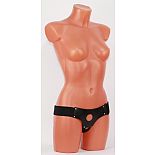 <strong>Универсальные черные трусики для страпона</strong> <br />
Трусики для страпона, изготовлены из кожи, имеют отверстие-доступ в области бикини. <div class="charTableblock"><div><span>Цвет</span>: черный</div><div><span>Особенности</span>: трусики; harness</div><div><span>Материал</span>: кожа</div><div><span>Производитель</span>: БДСМ арсенал, Россия</div></div> Универсальные черные трусики для страпона
Трусики для страпона, изготовлены из кожи, имеют отверстие-доступ в области бикини.