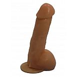 <strong>Фаллоимитатор с мошонкой на присоске - 17,8 см.</strong> <br />
Фаллоимитатор-реалистик имеет форму мужского пениса: фаллос покрыт выпуклыми венами, а головка и мошонка достаточно крупных Размеров идентичны настоящим. <div class="charTableblock"><div><span>Длина, см</span>: 17,8</div><div><span>Диаметр, см</span>: 4,2</div><div><span>Материал</span>: ПВХ (PVC)</div><div><span>Цвет</span>: телесный</div><div><span>Особенности</span>: на присоске; с мошонкой</div><div><span>Длина, см</span>: 17-20</div><div><span>Диаметр, см</span>: 4</div><div><span>Производитель</span>: Биоклон, Россия</div></div> Фаллоимитатор с мошонкой на присоске - 17,8 см.
Фаллоимитатор-реалистик имеет форму мужского пениса: фаллос покрыт выпуклыми венами, а головка и мошонка достаточно крупных Размеров идентичны настоящим.