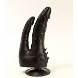 <strong>Двойной чёрный фаллоимитатор с шипами - 17 см.</strong> <br />
Это интим-игрушка для двойного удовольствия. <div class="charTableblock"><div><span>Длина, см</span>: 17</div><div><span>Диаметр, см</span>: 3.2</div><div><span>Материал</span>: ПВХ (PVC)</div><div><span>Цвет</span>: черный</div><div><span>Особенности</span>: двухголовый; на присоске; без мошонки</div><div><span>Длина, см</span>: 17-20</div><div><span>Диаметр, см</span>: 3</div><div><span>Производитель</span>: Биоклон, Россия</div></div> Двойной чёрный фаллоимитатор с шипами - 17 см.
Это интим-игрушка для двойного удовольствия.