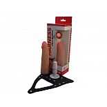 <strong>Страпон Харнесс из трусиков и насадки-фаллоса - 17,5 см.</strong> <br />
Рельефная насадка для страпона Harness,в комплект входят трусики. <div class="charTableblock"><div><span>Длина, см</span>: 17.5</div><div><span>Диаметр, см</span>: 4.5</div><div><span>Длина, см</span>: 17-20</div><div><span>Диаметр, см</span>: 4</div><div><span>Материал</span>: киберкожа</div><div><span>Цвет</span>: телесный</div><div><span>Особенности</span>: комплект; vac-u-lock</div><div><span>Производитель</span>: Биоклон, Россия</div></div> Страпон Харнесс из трусиков и насадки-фаллоса - 17,5 см.
Рельефная насадка для страпона Harness,в комплект входят трусики.