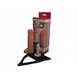 <strong>Страпон Harness из двух предметов: регулируемые трусики и насадка-фаллос - 17,5 см.</strong> <br />
Рельефная насадка для страпона Harness,в комплект входят трусики. <div class="charTableblock"><div><span>Длина, см</span>: 17.5</div><div><span>Диаметр, см</span>: 4.5</div><div><span>Длина, см</span>: 17-20</div><div><span>Диаметр, см</span>: 4</div><div><span>Материал</span>: киберкожа</div><div><span>Цвет</span>: телесный</div><div><span>Особенности</span>: комплект; vac-u-lock</div></div> Страпон Harness из двух предметов: регулируемые трусики и насадка-фаллос - 17,5 см.
Рельефная насадка для страпона Harness,в комплект входят трусики.