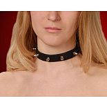 <strong>Узкий чёрный ошейник с шипами</strong> <br />
Изготовлен из натуральной кожи с велюровой подкладкой. <div class="charTableblock"><div><span>Материал</span>: кожа</div><div><span>Цвет</span>: черный</div><div><span>Производитель</span>: Sitabella, Россия</div></div> Узкий чёрный ошейник с шипами
Изготовлен из натуральной кожи с велюровой подкладкой.