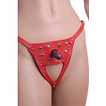 <strong>Красные трусики со штырьком</strong> <br />
Трусики Харнесс. <div class="charTableblock"><div><span>Материал</span>: кожа</div><div><span>Цвет</span>: красный/розовый</div><div><span>Особенности</span>: трусики; vac-u-lock</div></div> Красные трусики со штырьком
Трусики Харнесс.