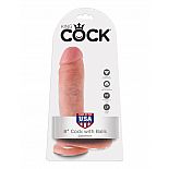 <strong>Фаллоимитатор с мошонкой 8" COCK WITH BALLS на присоске телесный</strong> <br />
Фаллоимитатор с мошонкой 8" COCK WITH BALLS на присоске из коллекции KING COCK выполненный из высококачественного материала PVC - поливинилхлорид, без добавления стабилизатора - кадмия, который оказывает негативное воздействие на репродуктивную функцию. <div class="charTableblock"><div><span>Длина, см</span>: 20.3</div><div><span>Диаметр, см</span>: 5.1</div><div><span>Материал</span>: ПВХ (PVC)</div><div><span>Цвет</span>: телесный</div><div><span>Особенности</span>: на присоске; с мошонкой</div><div><span>Длина, см</span>: 17-20</div><div><span>Диаметр, см</span>: 5</div></div> Фаллоимитатор с мошонкой 8" COCK WITH BALLS на присоске телесный 
Фаллоимитатор с мошонкой 8" COCK WITH BALLS на присоске из коллекции KING COCK выполненный из высококачественного материала PVC - поливинилхлорид, без добавления стабилизатора - кадмия, который оказывает негативное воздействие на репродуктивную функцию.