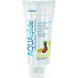 <strong>Гель-лубрикант на водной основе AQUAglide с ароматом экзотических фруктов - 100 мл.</strong> <br />
Высококачественный, кристально прозрачный гель-лубрикант с ароматом экзотических фруктов для длительного увлажнения. <div class="charTableblock"><div><span>Основа</span>: водная</div><div><span>Особенности</span>: оральная; ароматизированная; для секс игрушек; вагинальная; для чувствительной кожи</div><div><span>Объем, мл</span>: 100-199</div><div><span>Объем, мл</span>: 100</div></div> Гель-лубрикант на водной основе AQUAglide с ароматом экзотических фруктов - 100 мл.
Высококачественный, кристально прозрачный гель-лубрикант с ароматом экзотических фруктов для длительного увлажнения.