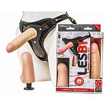 <strong>Фаллоимитатор неоскин с поясом Harness LESBIAN SERIES 838803ru</strong> <br />
<div class="charTableblock"><div><span>Длина, см</span>: 17</div><div><span>Диаметр, см</span>: 3.5</div><div><span>Длина, см</span>: 17-20</div><div><span>Диаметр, см</span>: 3</div><div><span>Материал</span>: киберкожа</div><div><span>Цвет</span>: телесный</div><div><span>Особенности</span>: комплект; vac-u-lock; harness</div></div> Фаллоимитатор неоскин с поясом Harness LESBIAN SERIES 838803ru