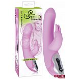 <strong>Многофункциональный розовый вибратор Smile Gipsy - 24 см.</strong> <br />
3 мощных двигателя для тройного удовольствия!   Мощный вибратор с тремя тихими двигателями, которые балуют своими вибрациями у основания вибратора, в верхней части ствола вибратора и в небольшом клиторальном стимуляторе, выполненном в виде кролика. <div class="charTableblock"> </div> Многофункциональный розовый вибратор Smile Gipsy - 24 см. 
3 мощных двигателя для тройного удовольствия!   Мощный вибратор с тремя тихими двигателями, которые балуют своими вибрациями у основания вибратора, в верхней части ствола вибратора и в небольшом клиторальном стимуляторе, выполненном в виде кролика.