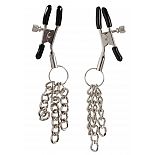 <strong>Зажимы на соски с подвесами в виде металлических цепочек</strong> <br />
Зажимы на соски с подвесами в виде металлических цепочек. <div class="charTableblock"><div><span>Тип</span>: для сосков</div><div><span>Особенности</span>: с цепочкой</div><div><span>Производитель</span>: Orion, Германия</div></div> Зажимы на соски с подвесами в виде металлических цепочек
Зажимы на соски с подвесами в виде металлических цепочек.