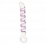 <strong>Стеклянный фаллоимитатор с фиолетовой спиралью - 17 см.</strong> <br />
Стеклянный фаллоимитатор с колечком для удобства введения. <div class="charTableblock"><div><span>Длина, см</span>: 17</div><div><span>Диаметр, см</span>: 2</div><div><span>Материал</span>: стекло</div><div><span>Цвет</span>: прозрачный</div><div><span>Особенности</span>: без мошонки</div><div><span>Длина, см</span>: 17-20</div><div><span>Диаметр, см</span>: 2</div><div><span>Производитель</span>: Toy Joy, Голландия</div></div> Стеклянный фаллоимитатор с фиолетовой спиралью - 17 см.
Стеклянный фаллоимитатор с колечком для удобства введения.