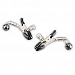 <strong>Металлические зажимы на соски с бубенчиками</strong> <br />
Зажимы для воздействия на соски с резиновыми чехольчиками на концах. <div class="charTableblock"><div><span>Тип</span>: для сосков</div><div><span>Производитель</span>: Erotic Fantasy, Швейцария</div></div> Металлические зажимы на соски с бубенчиками
Зажимы для воздействия на соски с резиновыми чехольчиками на концах.