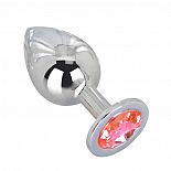 <strong>Большой стальной плаг с розовым кристаллом Pink Bubble Gum - 9,5 см.</strong> <br />
Гладкий большой плаг из отполированной до блеска стали с кристаллом нежно-розового цвета в основании. <div class="charTableblock"><div><span>Длина, см</span>: 9,5</div><div><span>Диаметр, см</span>: 3,5</div><div><span>Материал</span>: металл</div><div><span>Цвет</span>: другой</div><div><span>Особенности</span>: пробка; ювелирка</div><div><span>Особенности</span>: без вибрации; гладкая</div><div><span>Длина, см</span>: 9-12</div><div><span>Диаметр, см</span>: 3</div><div><span>Цвет кристалла</span>: красный/розовый</div></div> Большой стальной плаг с розовым кристаллом Pink Bubble Gum - 9,5 см.
Гладкий большой плаг из отполированной до блеска стали с кристаллом нежно-розового цвета в основании.