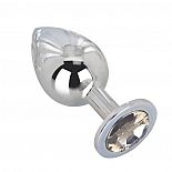 <strong>Большой стальной плаг с серым кристаллом Silver Rain - 9,5 см.</strong> <br />
Гладкий большой плаг из отполированной до блеска стали с кристаллом серого цвета в основании. <div class="charTableblock"><div><span>Длина, см</span>: 9,5</div><div><span>Диаметр, см</span>: 3,5</div><div><span>Материал</span>: металл</div><div><span>Цвет</span>: другой</div><div><span>Особенности</span>: пробка; ювелирка</div><div><span>Особенности</span>: без вибрации; гладкая</div><div><span>Длина, см</span>: 9-12</div><div><span>Диаметр, см</span>: 3</div><div><span>Цвет кристалла</span>: прозрачный</div></div> Большой стальной плаг с серым кристаллом Silver Rain - 9,5 см.
Гладкий большой плаг из отполированной до блеска стали с кристаллом серого цвета в основании.