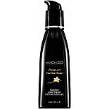 <strong>Лубрикант со вкусом ванильных бобов Wicked Aqua Vanilla Bean - 60 мл.</strong> <br />
Сладкий лубрикант на водной основе со вкусом ванильных бобов для изумительных эротических ласк. <div class="charTableblock"><div><span>Основа</span>: водная</div><div><span>Особенности</span>: оральная; вкусовая</div><div><span>Объем, мл</span>: 60-99</div><div><span>Объем, мл</span>: 60</div></div> Лубрикант со вкусом ванильных бобов Wicked Aqua Vanilla Bean - 60 мл.
Сладкий лубрикант на водной основе со вкусом ванильных бобов для изумительных эротических ласк.