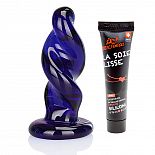 <strong>Анальный плаг и лубрикант EROTIC FANTASY</strong> <br />
Плаг для анальной стимуляции синего цвета, выполненный в форме спирали. <div class="charTableblock"> </div> Анальный плаг и лубрикант EROTIC FANTASY
Плаг для анальной стимуляции синего цвета, выполненный в форме спирали.