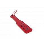 <strong>Красная шлёпалка Fuck - 31,5 см.</strong> <br />
Шикарный ударный девайс для тех, кто любит господствовать над своим партнером. <div class="charTableblock"><div><span>Материал</span>: кожзам</div><div><span>Производитель</span>: Пикантные штучки, Россия</div><div><span>Длина, см</span>: 31.50</div></div> Красная шлёпалка Fuck - 31,5 см.
Шикарный ударный девайс для тех, кто любит господствовать над своим партнером.