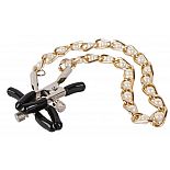 <strong>Зажимы на соски с золотистой цепью и белыми бусинками</strong> <br />
Соски чувствительная зона, о которых партнер иногда забывает. <div class="charTableblock"><div><span>Производитель</span>: Пикантные штучки, Россия</div></div> Зажимы на соски с золотистой цепью и белыми бусинками
Соски чувствительная зона, о которых партнер иногда забывает.