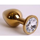 <strong>Анальная пробка золото со вставкой белый страз 9,5х4см 47005-2MM</strong> <br />
<div class="charTableblock"><div><span>Длина, см</span>: 9,5</div><div><span>Диаметр, см</span>: 4</div><div><span>Материал</span>: металл</div><div><span>Цвет</span>: другой</div><div><span>Особенности</span>: пробка; ювелирка</div><div><span>Особенности</span>: без вибрации; гладкая</div><div><span>Длина, см</span>: 9-12</div><div><span>Диаметр, см</span>: 4</div><div><span>Цвет кристалла</span>: прозрачный</div></div> Анальная пробка золото со вставкой белый страз 9,5х4см 47005-2MM