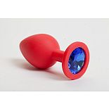 <strong>Пробка силиконовая красная с синим кристаллом 8,2 х 3,5 см 47094-MM</strong> <br />
<div class="charTableblock"><div><span>Длина, см</span>: 8,2</div><div><span>Диаметр, см</span>: 3,5</div><div><span>Материал</span>: силикон</div><div><span>Цвет</span>: красный/розовый</div><div><span>Особенности</span>: пробка; ювелирка</div><div><span>Особенности</span>: без вибрации; гладкая</div><div><span>Длина, см</span>: 5-8</div><div><span>Диаметр, см</span>: 3</div><div><span>Цвет кристалла</span>: голубой/синий/фиолетоый</div></div> Пробка силиконовая красная с синим кристаллом 8,2 х 3,5 см 47094-MM