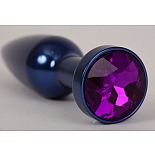 <strong>Большая синяя анальная пробка с фиолетовым стразом - 11,2 см.</strong> <br />
Металлическая пробка с ограничительным основанием для безопасного использования. <div class="charTableblock"><div><span>Длина, см</span>: 11,2</div><div><span>Диаметр, см</span>: 2,9</div><div><span>Материал</span>: металл</div><div><span>Цвет</span>: другой</div><div><span>Особенности</span>: пробка; ювелирка</div><div><span>Особенности</span>: без вибрации; гладкая</div><div><span>Длина, см</span>: 9-12</div><div><span>Диаметр, см</span>: 2</div><div><span>Цвет кристалла</span>: голубой/синий/фиолетоый</div></div> Большая синяя анальная пробка с фиолетовым стразом - 11,2 см.
Металлическая пробка с ограничительным основанием для безопасного использования.