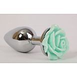 <strong>Серебристая анальная пробка с зеленой розочкой - 7,6 см.</strong> <br />
Металлическая пробка с ограничительным основанием для безопасного использования. <div class="charTableblock"><div><span>Длина, см</span>: 7.60</div><div><span>Диаметр, см</span>: 2.80</div><div><span>Материал</span>: металл</div><div><span>Цвет</span>: другой</div><div><span>Особенности</span>: пробка; ювелирка</div><div><span>Особенности</span>: без вибрации; гладкая</div><div><span>Длина, см</span>: 5-8</div><div><span>Диаметр, см</span>: 2</div><div><span>Цвет кристалла</span>: зеленый/салатовый</div></div> Серебристая анальная пробка с зеленой розочкой - 7,6 см.
Металлическая пробка с ограничительным основанием для безопасного использования.