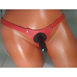 <strong>Красные кожаные трусики со штырьком</strong> <br />
Красные кожаные трусики со штырьком. <div class="charTableblock"><div><span>Материал</span>: кожа</div><div><span>Цвет</span>: красный/розовый</div><div><span>Особенности</span>: трусики; vac-u-lock</div></div> Красные кожаные трусики со штырьком
Красные кожаные трусики со штырьком.