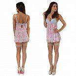 <strong>Комплект из нежного бэби-долла с чашечками пуш-ап и трусиков</strong> <br />
Серый нежный бэби-долл с лифом пуш-ап, обшитым кружевом. <div class="charTableblock"><div><span>Размер</span>: M (44-46); L (46-48); XL (48-50)</div><div><span>Цвет</span>: другой</div><div><span>Производитель</span>: Seven`til Midnight, США</div><div><span>В наличии</span>: M, серый с розовым; L, серый с розовым; XL, серый с розовым</div></div> Комплект из нежного бэби-долла с чашечками пуш-ап и трусиков
Серый нежный бэби-долл с лифом пуш-ап, обшитым кружевом.