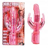 <strong>Вибратор-кролик Double Rabbit Pleasures - Seven Creations </strong> <br />
Вибратор Хай-тек с двумя отростками для анальной и клиторальной стимуляции. <div class="charTableblock"> </div> Вибратор-кролик Double Rabbit Pleasures - Seven Creations  
Вибратор Хай-тек с двумя отростками для анальной и клиторальной стимуляции.