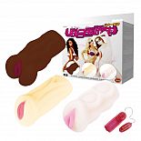 <strong>Набор мастурбаторов </strong> <br />
Хотите утром любить знойную латиноамериканку, днем изливаться оргазмами в белоснежное лоно, а вечером входить в нежное влагалище мулатки? Набор мастурбаторов компактных размеров с бархатистой поверхностью и эластичной рельефной вагиной внутри позволят воплотить фантазии в жизнь. <div class="charTableblock"><div><span>Материал</span>: киберкожа</div><div><span>Цвет</span>: телесный; черный; другой</div><div><span>Наличие вибрации</span>: с вибрацией</div><div><span>Особенности</span>: вагина</div></div> Набор мастурбаторов
Хотите утром любить знойную латиноамериканку, днем изливаться оргазмами в белоснежное лоно, а вечером входить в нежное влагалище мулатки? Набор мастурбаторов компактных размеров с бархатистой поверхностью и эластичной рельефной вагиной внутри позволят воплотить фантазии в жизнь.