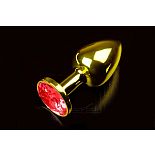 <strong>Маленькая золотистая анальная пробка с круглым кончиком и красным кристаллом - 7 см.</strong> <br />
Абсолютно безопасная анальная пробка с закругленным кончиком и прекрасным анатомическим дизайном. <div class="charTableblock"><div><span>Длина, см</span>: 7</div><div><span>Диаметр, см</span>: 3</div><div><span>Материал</span>: металл</div><div><span>Цвет</span>: другой</div><div><span>Особенности</span>: пробка; ювелирка</div><div><span>Особенности</span>: без вибрации; гладкая</div><div><span>Длина, см</span>: 5-8</div><div><span>Диаметр, см</span>: 3</div><div><span>Цвет кристалла</span>: красный/розовый</div></div> Маленькая золотистая анальная пробка с круглым кончиком и красным кристаллом - 7 см.
Абсолютно безопасная анальная пробка с закругленным кончиком и прекрасным анатомическим дизайном.