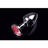 <strong>Маленькая серебристая анальная пробка с круглым кончиком и рубиновым кристаллом - 7 см.</strong> <br />
Идеально комфортная анальная пробка с закругленным кончиком и прекрасным анатомическим дизайном. <div class="charTableblock"><div><span>Длина, см</span>: 7</div><div><span>Диаметр, см</span>: 3</div><div><span>Материал</span>: металл</div><div><span>Цвет</span>: другой</div><div><span>Особенности</span>: пробка; ювелирка</div><div><span>Особенности</span>: без вибрации; гладкая</div><div><span>Длина, см</span>: 5-8</div><div><span>Диаметр, см</span>: 3</div><div><span>Цвет кристалла</span>: красный/розовый</div></div> Маленькая серебристая анальная пробка с круглым кончиком и рубиновым кристаллом - 7 см.
Идеально комфортная анальная пробка с закругленным кончиком и прекрасным анатомическим дизайном.