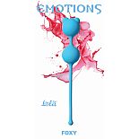 <strong>Вагинальные шарики Emotions Foxy turquoise 4001-03Lola</strong> <br />
"Вагинальные шарики Foxy легко и приятно использовать для интенсивной тренировки влагалища и массажа внутренних областей малого таза. <div class="charTableblock"> </div> Вагинальные шарики Emotions Foxy turquoise 4001-03Lola
"Вагинальные шарики Foxy легко и приятно использовать для интенсивной тренировки влагалища и массажа внутренних областей малого таза.
