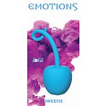 <strong>Стимулятор со смещенным центром тяжести Emotions Sweetie turquoise 4004-03Lola</strong> <br />
"Интимный аксессуар Sweetie со смещенным центром тяжести изготовлен из силикона и выполнен в форме яблочка, что позволяет использовать его как для укрепления вагинальных мышц, так и в качестве анального стимулятора. <div class="charTableblock"> </div> Стимулятор со смещенным центром тяжести Emotions Sweetie turquoise 4004-03Lola
"Интимный аксессуар Sweetie со смещенным центром тяжести изготовлен из силикона и выполнен в форме яблочка, что позволяет использовать его как для укрепления вагинальных мышц, так и в качестве анального стимулятора.