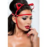 <strong>Маска с кошачьими ушками из стрeп-лент </strong> <br />
Маска с кошачьими ушками из стрeп-лент. <div class="charTableblock"><div><span>Цвет</span>: черный; красный, розовый</div><div><span>Производитель</span>: Me Seduce, Польша</div></div> Маска с кошачьими ушками из стрeп-лент
Маска с кошачьими ушками из стрeп-лент.