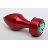 <strong>Красная анальная пробка с широким основанием и зелёным кристаллом - 7,8 см.</strong> <br />
Металлическая анальная пробка с широким основанием, украшенным кристаллом. <div class="charTableblock"><div><span>Длина, см</span>: 7.80</div><div><span>Диаметр, см</span>: 2.90</div><div><span>Материал</span>: металл</div><div><span>Длина, см</span>: 5-8</div><div><span>Диаметр, см</span>: 2</div></div> Красная анальная пробка с широким основанием и зелёным кристаллом - 7,8 см.
Металлическая анальная пробка с широким основанием, украшенным кристаллом.