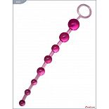 <strong>Розовая анальная цепочка с ручкой - 30 см.</strong> <br />
Анальная цепочка на упругой связке из восьми шариков разного диаметра. <div class="charTableblock"><div><span>Длина, см</span>: 30.00</div><div><span>Материал</span>: ПВХ (PVC)</div><div><span>Длина, см</span>: 25 и более</div></div> Розовая анальная цепочка с ручкой - 30 см.
Анальная цепочка на упругой связке из восьми шариков разного диаметра.