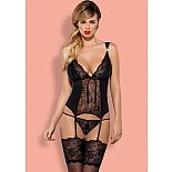 <strong>Чарующий корсаж Charmea с кружевами и бантом на лифе</strong> <br />
Чарующий корсаж Charmea с кружевами и бантом на лифе. <div class="charTableblock"><div><span>Размер</span>: S (42-44); M (44-46)</div><div><span>Цвет</span>: черный</div><div><span>Производитель</span>: Obsessive, Польша</div><div><span>В наличии</span>: S-M, черный</div></div> Чарующий корсаж Charmea с кружевами и бантом на лифе
Чарующий корсаж Charmea с кружевами и бантом на лифе.