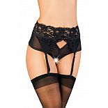 <strong>Эротические кружевные трусики-пояс c высокой посадкой</strong> <br />
Эротические трусики-пояс из эластичной сетки со вставками кружева, с декоративными вырезами. <div class="charTableblock"><div><span>Размер</span>: S (42-44); M (44-46); L (46-48); XL (48-50)</div><div><span>Цвет</span>: белый; черный</div><div><span>Производитель</span>: Erolanta, Китай</div><div><span>В наличии</span>: S-M, белый; S-M, черный; M-L, черный; L-XL, черный; L-XL, белый</div></div> Эротические кружевные трусики-пояс c высокой посадкой
Эротические трусики-пояс из эластичной сетки со вставками кружева, с декоративными вырезами.
