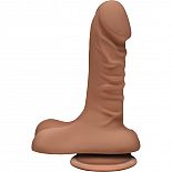 <strong>Бежевый фаллоимитатор с мошонкой на присоске The D Super D 6  Caramel - 16,5 см.</strong> <br />
Все этого хотят! Фаллоимитатор серии Super D, отличающийся мягким, гибким внешним и жестким внутренним стержнем, согревает на ощупь, чтобы создать наиболее реалистичное ощущение, которое можно себе представить. <div class="charTableblock"><div><span>Длина, см</span>: 16.50</div><div><span>Диаметр, см</span>: 3.80</div><div><span>Материал</span>: киберкожа</div><div><span>Цвет</span>: телесный</div><div><span>Особенности</span>: на присоске; с мошонкой</div><div><span>Длина, см</span>: 13-16</div><div><span>Диаметр, см</span>: 3</div><div><span>Производитель</span>: Doc Johnson, США</div></div> Бежевый фаллоимитатор с мошонкой на присоске The D Super D 6  Caramel - 16,5 см. 
Все этого хотят! Фаллоимитатор серии Super D, отличающийся мягким, гибким внешним и жестким внутренним стержнем, согревает на ощупь, чтобы создать наиболее реалистичное ощущение, которое можно себе представить.