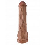 <strong>Фаллоимитатор-мулат на присоске 13  Cock with Balls - 35,6 см.</strong> <br />
Кофейный фаллоимитатор на присоске 13  Cock with Balls. <div class="charTableblock"><div><span>Длина, см</span>: 35.60</div><div><span>Диаметр, см</span>: 7.00</div><div><span>Материал</span>: ПВХ (PVC)</div><div><span>Цвет</span>: мулат</div><div><span>Особенности</span>: на присоске; с мошонкой</div><div><span>Длина, см</span>: 25 и более</div><div><span>Диаметр, см</span>: 7</div><div><span>Производитель</span>: PipeDream, США</div></div> Фаллоимитатор-мулат на присоске 13  Cock with Balls - 35,6 см. 
Кофейный фаллоимитатор на присоске 13  Cock with Balls.