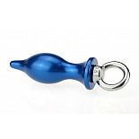 <strong>Синяя металлическая пробка с кольцом - 16 см.</strong> <br />
Анальная пробка изготовлена из медицинской стали. <div class="charTableblock"><div><span>Длина, см</span>: 16.00</div><div><span>Диаметр, см</span>: 4.50</div><div><span>Материал</span>: металл</div><div><span>Длина, см</span>: 13-16</div><div><span>Диаметр, см</span>: 4</div></div> Синяя металлическая пробка с кольцом - 16 см.
Анальная пробка изготовлена из медицинской стали.