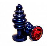 <strong>Синяя рифлёная пробка с красным кристаллом - 7,3 см.</strong> <br />
Анальная пробка небесно синего цвета с ярким кристаллом внесет разнообразие в вашу интимную жизнь. <div class="charTableblock"><div><span>Длина, см</span>: 7.30</div><div><span>Диаметр, см</span>: 2.90</div><div><span>Материал</span>: металл</div><div><span>Длина, см</span>: 5-8</div><div><span>Диаметр, см</span>: 2</div></div> Синяя рифлёная пробка с красным кристаллом - 7,3 см.
Анальная пробка небесно синего цвета с ярким кристаллом внесет разнообразие в вашу интимную жизнь.